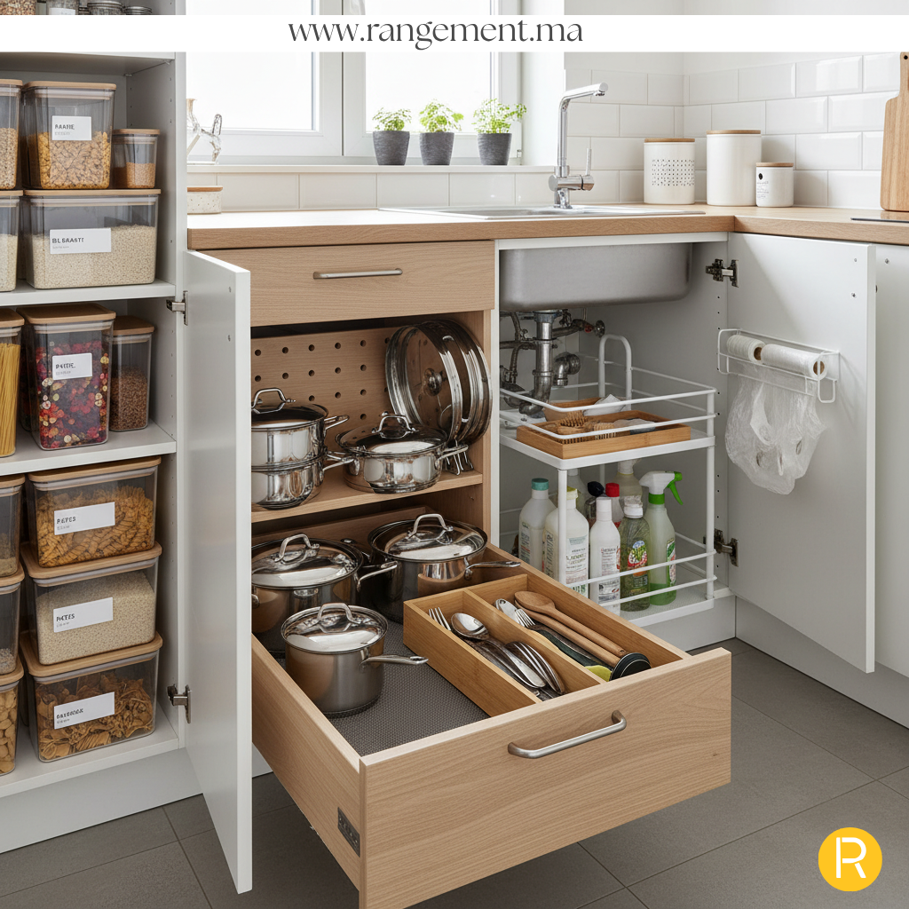 Optimisation d'une cuisine pour gagner de l’espace 