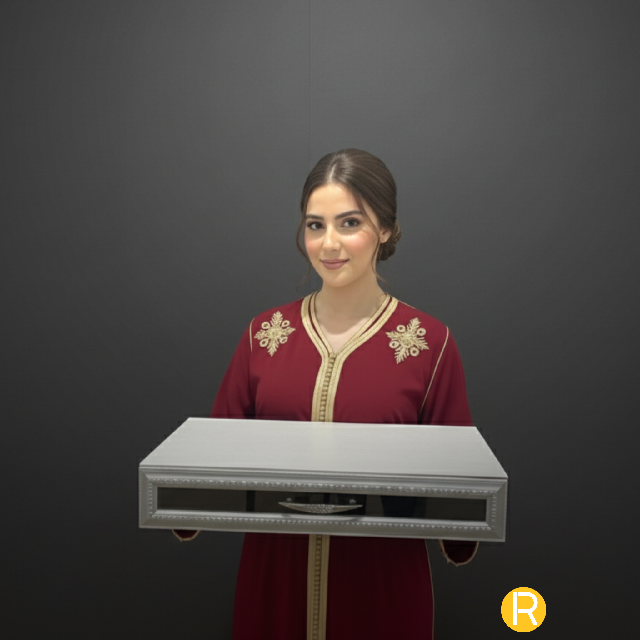 Boite de rangement beige Caftan - Robe