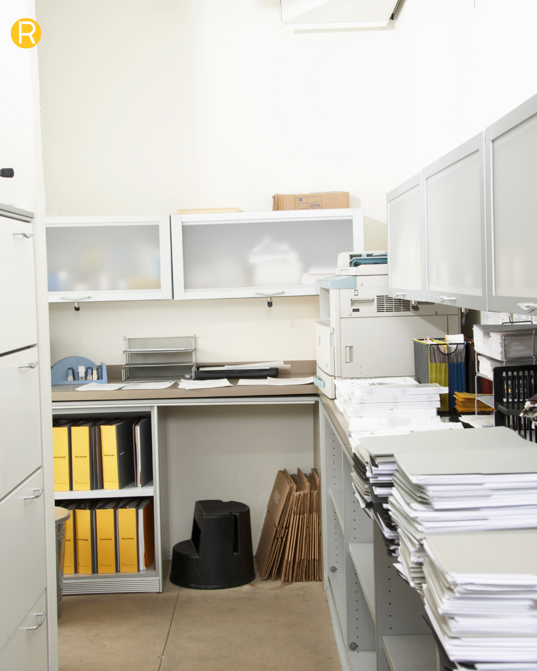 le résultat après mes services de classement et d'archivage